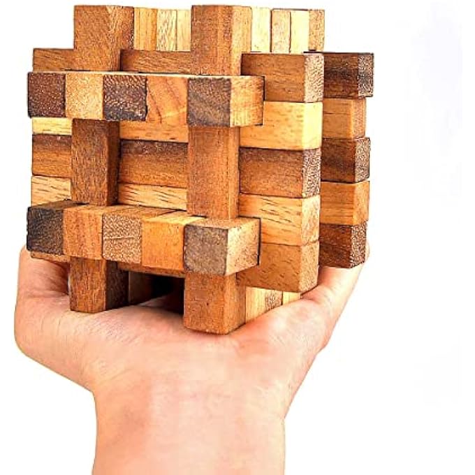 LOGICA PUZZLES ART. URANUS - 3D WOODEN PUZZLE - DIFFICULTY 6/6 EXPERT - STAR ADVENTURES SERIES - Image 2